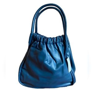 Lulu Dharma Blue Pleated Tote